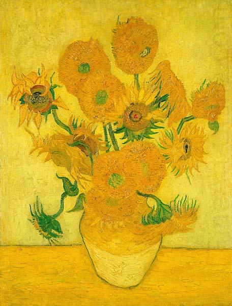 Vincent Van Gogh Sunflowers  ww china oil painting image